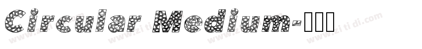 Circular Medium字体转换